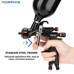 PORPHIS PHS-155B <span class=keywords><strong>Pistola</strong></span> de Pintura <span class=keywords><strong>en</strong></span> Aerosol de Alta Calidad, <span class=keywords><strong>Pistola</strong></span> de Pintura Portátil de 1.3 mm, Pistolas de Pulverización de Pintura - Product Image 4