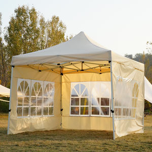 Gazebo Hexagonal Plegable Impermeable de 3x3m, Color Rojo, Azul y Blanco, <span class=keywords><strong>Toldo</strong></span> para Exteriores <span class=keywords><strong>con</strong></span> <span class=keywords><strong>Paredes</strong></span>, Carpa de <span class=keywords><strong>3x3</strong></span> - Product Image 6