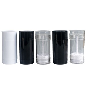 Bouteille d'emballage vide Tube en plastique Twist Up Conteneur de gel déodorant Forme ovale Bouteille déodorante rechargeable - Product Image 5