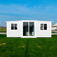 Casa Contenedor Expandible Prefabricada de Lujo Personalizada con Cocina y Baño, Diseño Moderno, Impermeable, para Uso como Apartamento