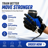 Gant de rééducation robotique électrique Leyidi pour la main, pour AVC, hémiplégie, rééducation des doigts, avec miroir, certifié CE, rechargeable par USB