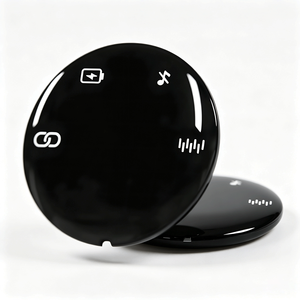Autocollant en acrylique 3 mm personnalisé avec dôme en époxy et impression sérigraphique pour microphone - Product Image 6