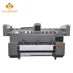 1.3Meter Digitale Direct Naar Textielvlag Printer Machine En Uitharding Met 2 Stuks Epson I3200-a1 Printkop