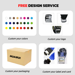 Alta calidad 10,5 pulgadas hombres AB grado Anti-Corte PPE Buffalo cuero de vaca Split construcción <span class=keywords><strong>Rigger</strong></span> trabajo guantes de seguridad - Product Image 4