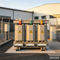 Transformateur sec triphasé de qualité supérieure Zhong'an Electric 30 kVA 50 kVA 160 kVA 10 kV 400 V ignifuge cuivre/aluminium