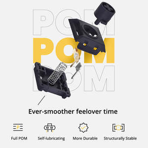 Interruptores de perfil bajo <span class=keywords><strong>Kailh</strong></span> Full POM Teclado mecánico interruptor de teclado mecánico personalizado - Product Image 4
