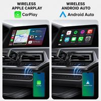 Adaptador Inalámbrico Carplay 2 en 1 Portátil OEM MS-01 con Adaptador USB con Cable - Conexión Rápida, 1 Año de Garantía, 3x1x5.2cm