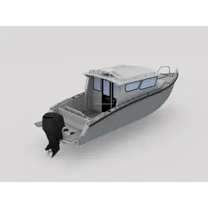 Aluminum Fishing Boat 8.4m New Model Aluminum Boat Cabin Boat For Sale