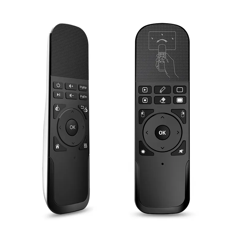 Remote Control Mouse atau Touchpad RF Air untuk Smart TV, Laser Pointer Samsung, Penyaji Nirkabel