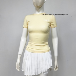Camiseta Deportiva de Manga Corta Personalizada, Ligera, Transpirable, Flexible y Duradera, Fabricada con Tejido Reciclado, Ajustada, para Yoga - Product Image 1