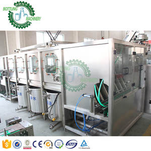 Tự động 3 trong 1 bìa tải khử trùng barreled Jar 3 4 5 gallon chai uống mùa xuân nước Rinser phụ capper máy - Product Image 3