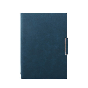 Partenaire OEM fiable : Carnet en cuir cousu à couverture rigide, pages vierges, format A6, à feuilles mobiles, pour écriture à plat, idéal pour l'école, le bureau ou comme cadeau. - Product Image 3
