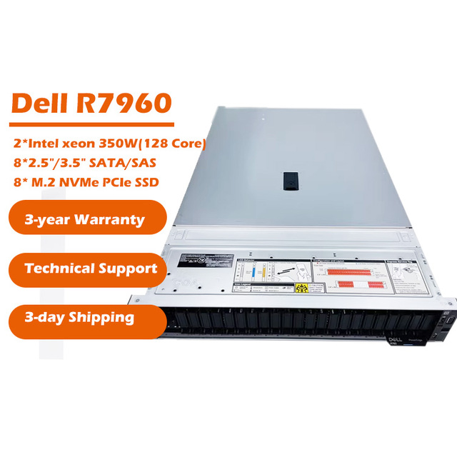 For Dell Precision R7960 2U Rack Workstation High-Speed Intel Xeon with Intel Xe-Ready Video Graphics Rendering for High-End