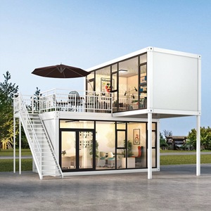 20 chân và 40 chân có thể tháo rời nhà thép đúc sẵn có thể gập lại sử dụng hàng ngày thiết kế biệt thự - Product Image 1