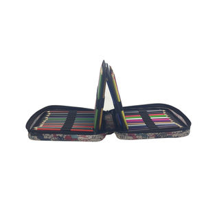 <b>Large</b> Capacity Portable Canvas Pencil Bag Multifunction Stationery Storage Organizer for Art Painting Pencil Case - Product Image 1