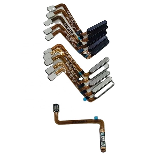 Power Button for samsung M546 Fingerprint Sensor Flex Cable Return Home Back Home Menu Button Flex Cable ID Sensor Factory Sell