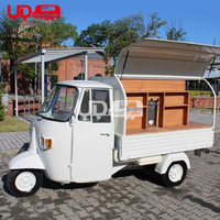 UrDream Usine de Chine Tricycle alimentaire mobile 3 roues Voiture de singe électrique Ape Meilleur camion alimentaire pliant à café