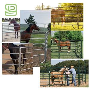แผงรั้วและประตูคอกปศุสัตว์แบบเคลื่อนย้ายได้ ทำจากเหล็ก แข็งแรง ทนทาน สำหรับโค กระบือ ม้า - Product Image 4