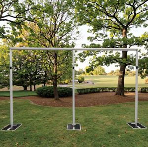 ESI Juego Romántico de Tubo y Cortina de Tela de 4 Piezas con Bases Decoraciones de Boda de Estilo Simple para Espacios Pequeños - Product Image 6