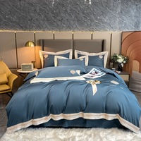 Nouveau design 100 coton ensemble de literie article drap de lit de luxe ensemble de literie