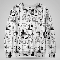 Sweat-shirts à capuche pour hommes, imprimés sur toute la surface, col rond, en polyester/coton, polaire, anti-boulochage, anti-plis, personnalisables