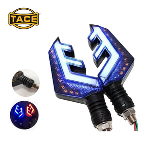 Luz Intermitente LED de Doble Color con Indicador de Flujo para Motocicleta/Scooter, Montaje Lateral, 12V Universal, 2 Lentes - Product Image 6