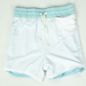 Stampa personalizzata estate veloce asciutto sport all'aria aperta confortevole luce <span class=keywords><strong>blu</strong></span> doppia fodera <span class=keywords><strong>pantaloncini</strong></span> da <span class=keywords><strong>calcio</strong></span> per ragazza - Product Image 6