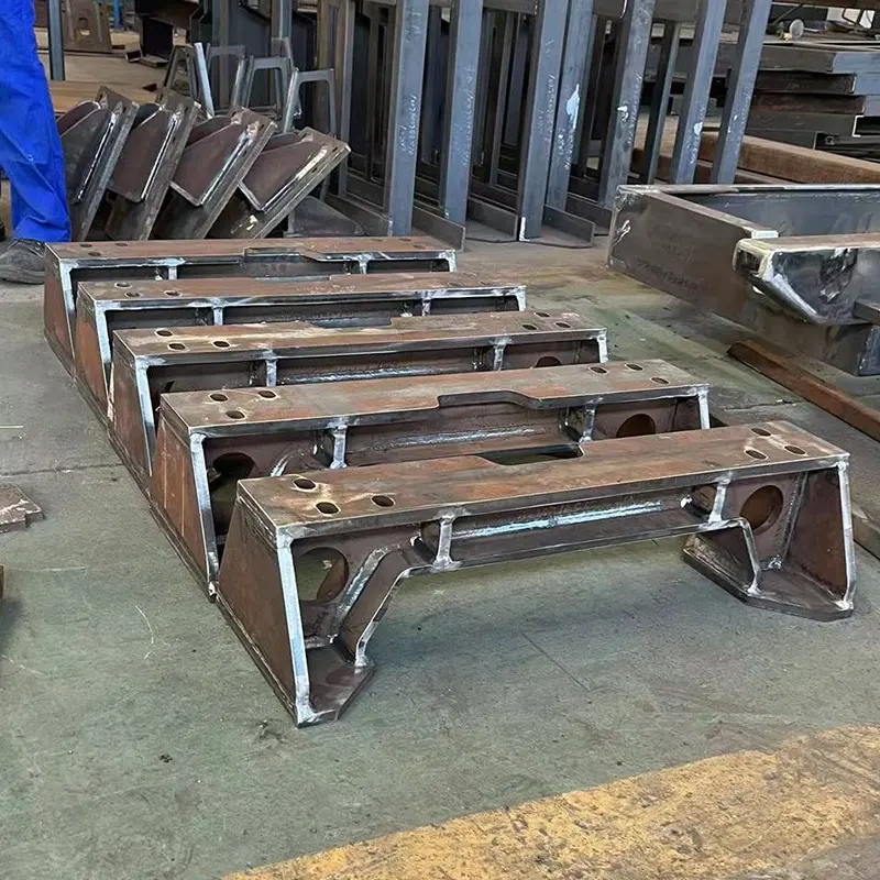 OEM Sheet Metal Custom carbon steel fabrication frame pipe bracket shelf rack assembly welding bending welding and fabrication