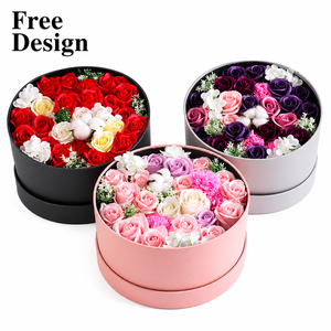 Caja <span class=keywords><strong>de</strong></span> Regalo Redonda Personalizada para Ramos <span class=keywords><strong>de</strong></span> Flores, Caja Vacía <span class=keywords><strong>con</strong></span> <span class=keywords><strong>Tapa</strong></span> Transparente, Caja <span class=keywords><strong>de</strong></span> <span class=keywords><strong>Cartón</strong></span> para Empaque <span class=keywords><strong>de</strong></span> Rosas, Caja <span class=keywords><strong>de</strong></span> Sombrero para Bodas y Cumpleaños - Product Image 1