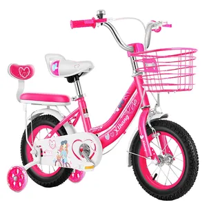 批发单速自行车女童儿童城市越野车带安全座椅16英寸车轮自行车