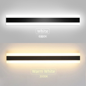 Lampe murale extérieure Xinxuan 110V 220V, bande lumineuse longue de 30-240 cm, montage mural, IP65, étanche, lampes murales LED de jardin, extérieur - Product Image 3