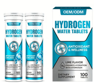 Comprimés effervescents d'hydrogène moléculaire H2 OEM/ODM naturels pour adultes, pour la santé du cerveau, la vitalité et le soutien quotidien du bien-être