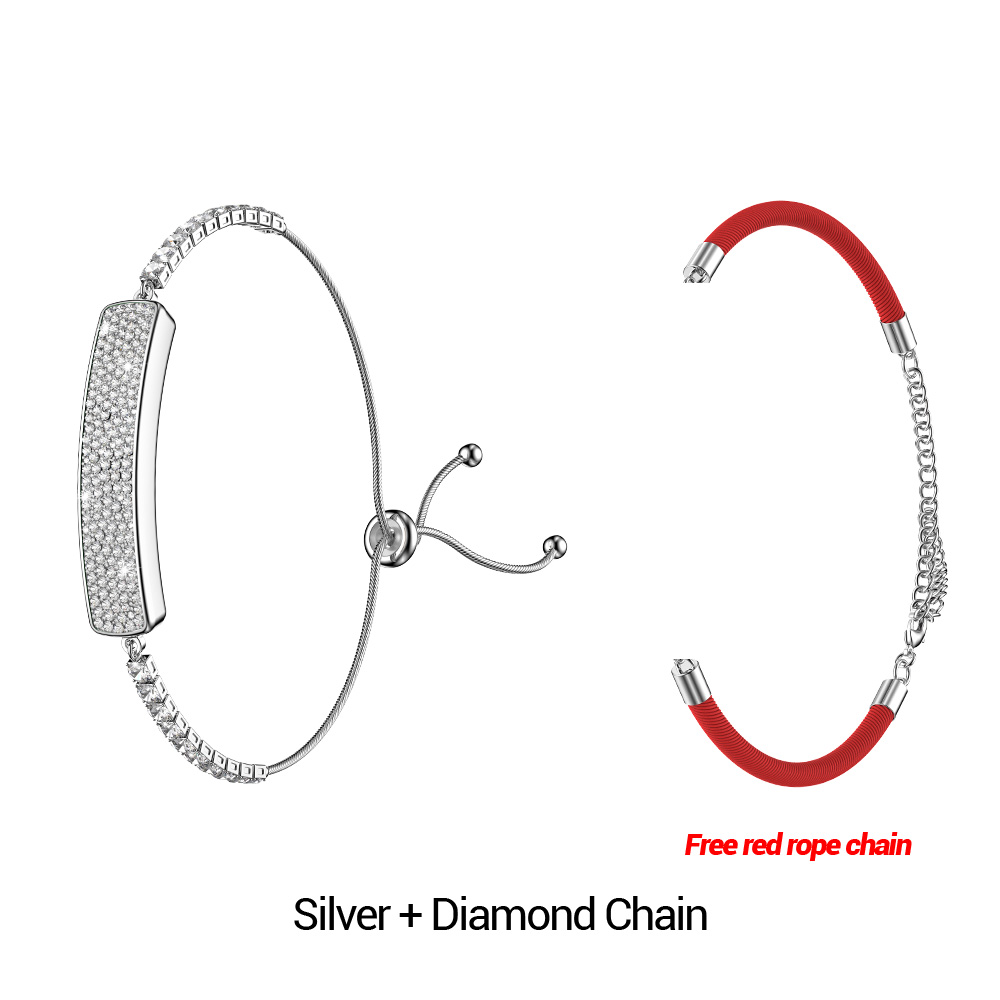 Silver + Diamond Chain