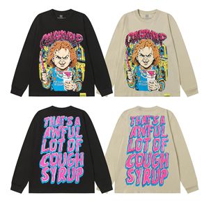 Felpa con Cappuccio da Uomo di Alta Qualità, 100% Cotone, Stampa Cartoon, Peso 280g, Vestibilità Ampia, Stile High Street, Traspirante - Product Image 4