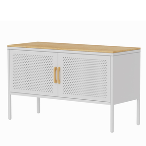 Moderner Einfacher Metall-TV-Schrank Einfacher TV-Tischständer Stahl-Aufbewahrungsschrank - Product Image 5