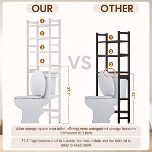 Étagère <span class=keywords><strong>de</strong></span> rangement pour salle <span class=keywords><strong>de</strong></span> bain Étagère <span class=keywords><strong>de</strong></span> rangement pour salle <span class=keywords><strong>de</strong></span> bain au-<span class=keywords><strong>dessus</strong></span> des toilettes - Product Image 3