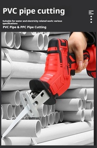 Sierra Recíproca Portátil con Batería de Litio Recargable de Gran Capacidad, Hoja de 22 mm de Diámetro, 1200 mm, GX-LRS03 - Product Image 4