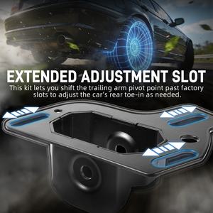 Soporte de brazo trasero ajustable BEVINSEE para BMW E36 <span class=keywords><strong>E46</strong></span> Z4 318 323 325 328 <span class=keywords><strong>330</strong></span> X3 - Product Image 4