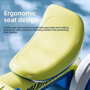 Vélo d'équilibre pour enfants sans pédales, vente directe usine, pour tout-petits de 1 à 3 ans, trotteur à quatre roues, voiture à glisser, petit <span class=keywords><strong>draisienne</strong></span> - Product Image 3