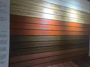 Multifunctional Colorful Wooden Cement Floor Boards wooden grain fiber cement board decking