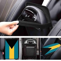 Protecteur d'accoudoir de voiture léger et fin, imprimé avec le drapeau des Bahamas, tapis d'accoudoir universel pour la décoration de voiture