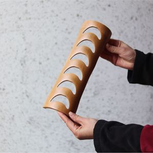 Bamboo Teacup Rack 28 Cm Long Minimalist Style Tea Set Storage Holder Reusable Drinkware Accessory - Product Image 2