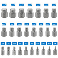 Ensemble d'extracteurs de vis endommagés, 25 pièces, extracteur de vis à douille pour roue de voiture, extracteur de vis endommagé