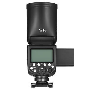 Flash portable professionnel <span class=keywords><strong>Godox</strong></span> <span class=keywords><strong>V1</strong></span> Speedlite - TTL HSS sans fil rechargeable au lithium-ion pour appareils photo Fuji Pentax - Product Image 6