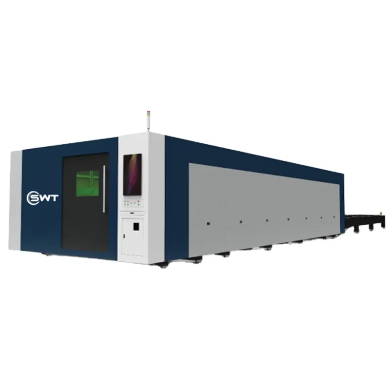 SWT laser Fully enclosed stainless steel laser cutting machine with CE FDA cutting 6kw 12kw 20kw 30kw