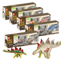 Kit Penggalian Dinosaurus Ilmiah STEM yang Bersinar dalam Gelap, Mainan Edukasi Anatomi untuk Anak-anak