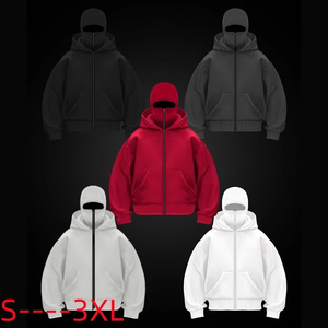 Caldo-vendita autunno inverno doppia <span class=keywords><strong>felpa</strong></span> <span class=keywords><strong>con</strong></span> <span class=keywords><strong>cappuccio</strong></span> per <span class=keywords><strong>uomo</strong></span> <span class=keywords><strong>e</strong></span> donna giacca <span class=keywords><strong>con</strong></span> <span class=keywords><strong>cerniera</strong></span> <span class=keywords><strong>con</strong></span> Design foderato per le stagioni autunnali primaverili - Product Image 2