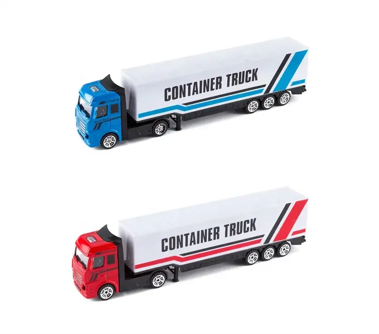 1/43 scale container truck diecast toy vehicles for collection