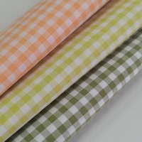 Tissu de chemise en coton biologique 100% écologique, teint en fil, respirant et léger