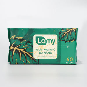 LAMY Lingettes sèches 60 feuilles Lingettes nettoyantes jetables non tissées pour le nettoyage domestique - Product Image 4